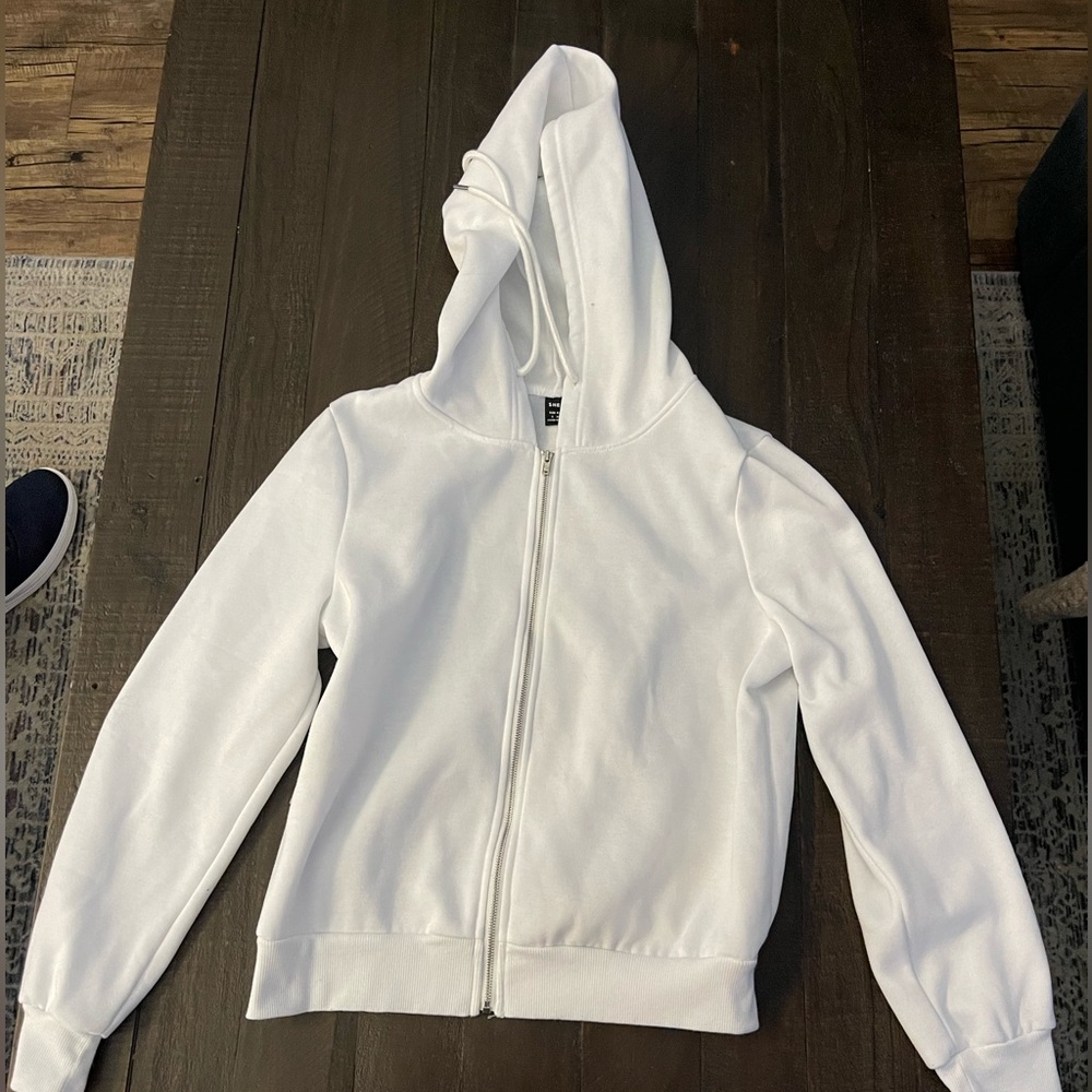 Cute plain white jacket